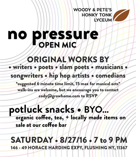 No Pressure - Open Mic